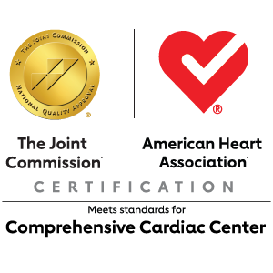 TJC and AHA Comprehensive Cardiac Center logo