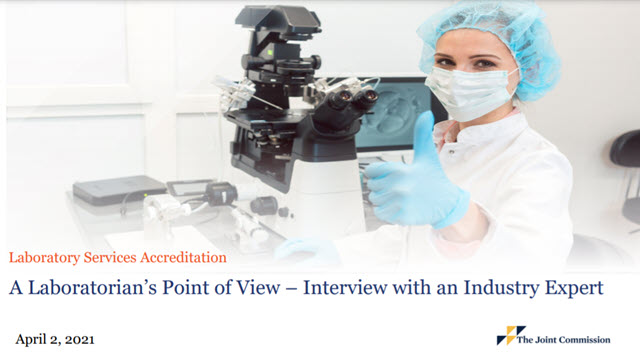 A Laboratorian’s Point of View – Interview with an Industry Expert