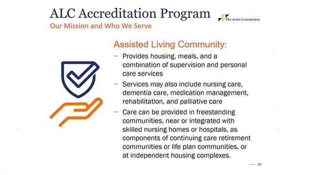 Assisted Living Community on how to gain access.