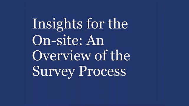 Over view of survey process.