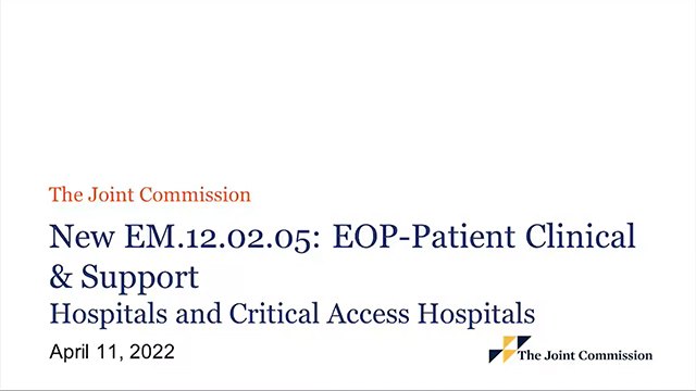 Patient Clinical and Support Activities EM120205