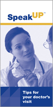 Tips for Your Doctor’s Visit brochure