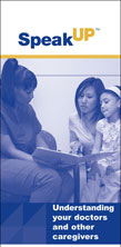Understanding Your Doctors and Other Caregivers brochure
