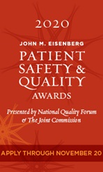 2020 John M. Eisenberg Patient Safety & Quality Awards